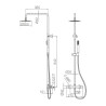 Colonne de Douche Zena chrome