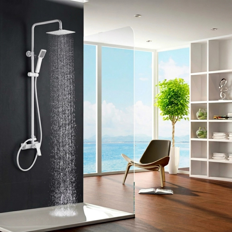 Colonne de Douche Shark Blanc