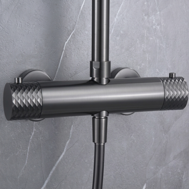 Colonne de Douche Zena Gris Anthracite
