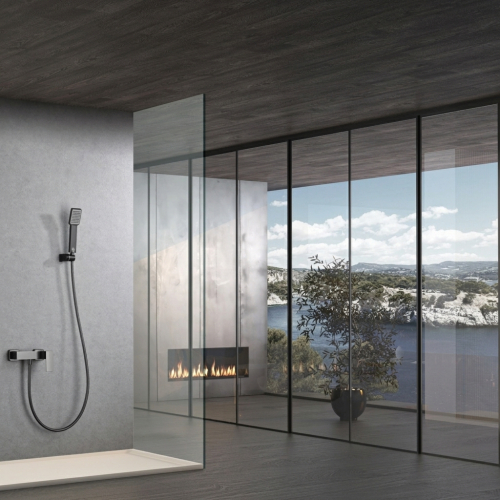 Mitigeur Douche Riglione Gris Anthracite