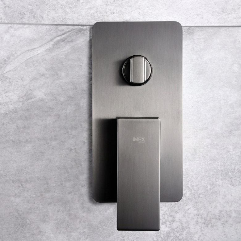 Colonne de Douche encastrée Riglione Gris Anthracite