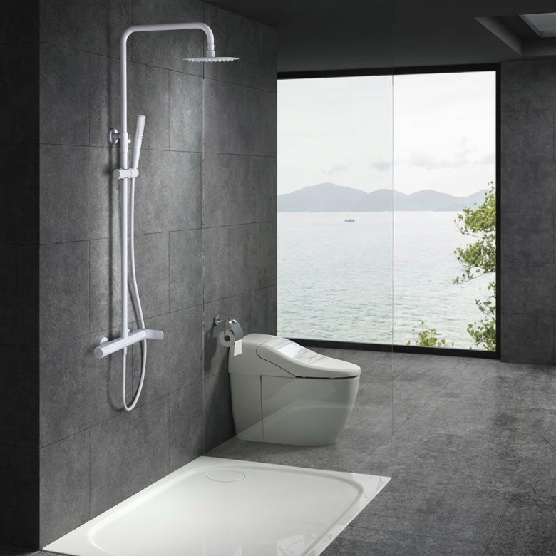 Colonne de Douche Duck Blanc Mat