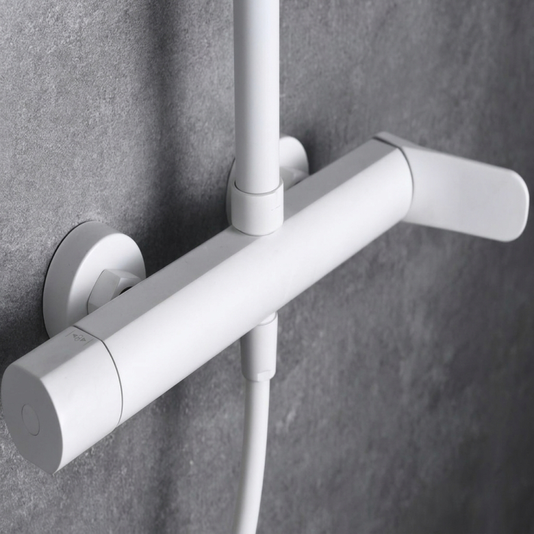 Colonne de Douche Duck Blanc Mat