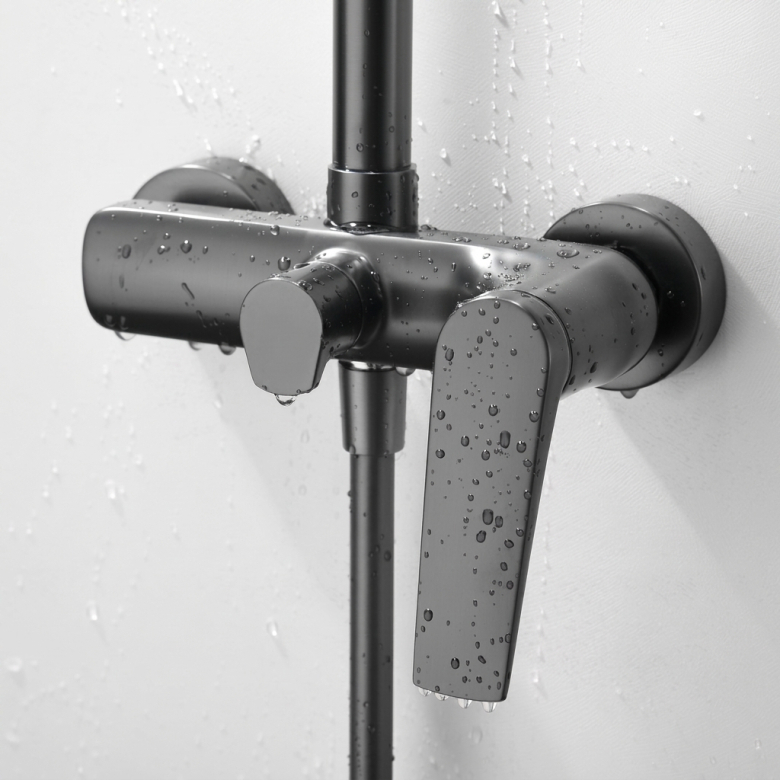 Colonne de Douche Lagia Gris Anthracite