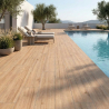 Carrelage sol extérieur effet bois Panggal frêne R11 20x120 cm