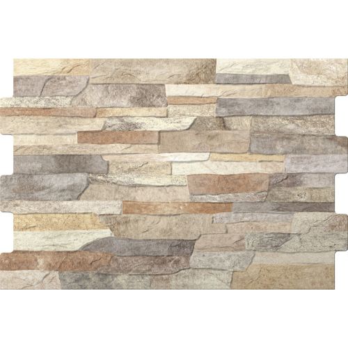 Carrelage effet parement intérieur Piedra mix 34x50cm