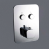 Colonne de Douche encastrée thermostatique River design chrome