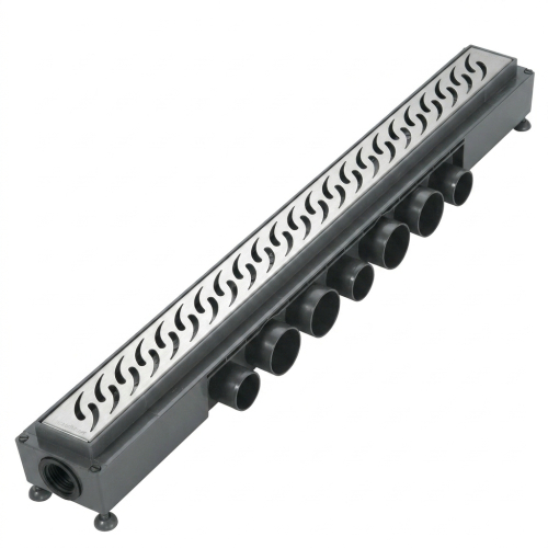 Caniveau Venisio 700 mm avec grille Inox