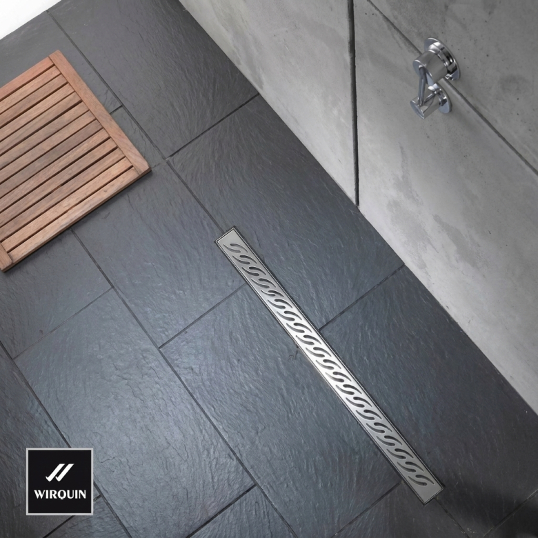 Caniveau Venisio 700 mm avec grille Inox