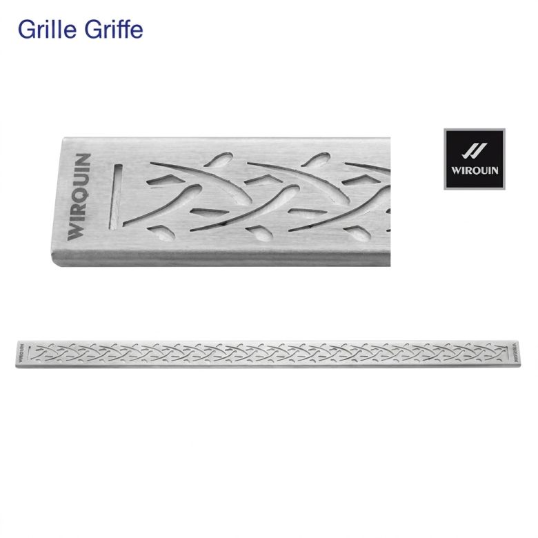 Caniveau Venisio 800 mm avec grille Inox