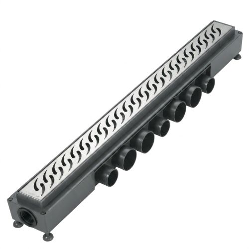 Caniveau Venisio 800 mm avec grille Inox