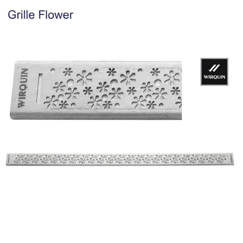 Caniveau Venisio 900 mm avec grille Inox