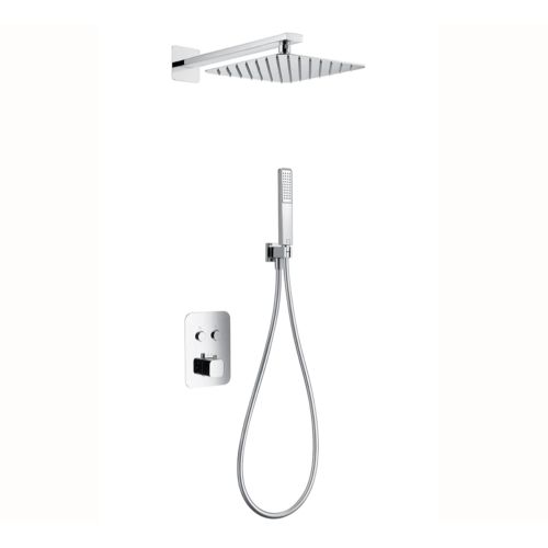 Colonne de Douche encastrée thermostatique River design chrome