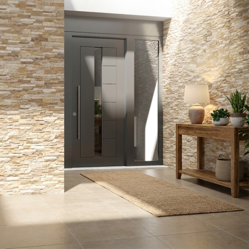 Carrelage effet parement...