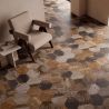 Carrelage sol hexagonalLublin mix 23x27 cm