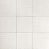 Carrelage sol effet carreaux de ciment Iris blanc 2020 cm