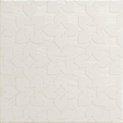 Carrelage sol effet carreaux de ciment Iris blanc 20*20 cm
