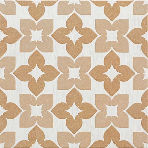 Carrelage sol effet carreaux de ciment Iris beige2020 cm