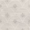 Carrelage sol effet carreaux de ciment Nola blanc 2020 cm