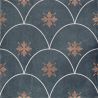 Carrelage sol effet carreaux de ciment Nola bleu nuit 2020 cm