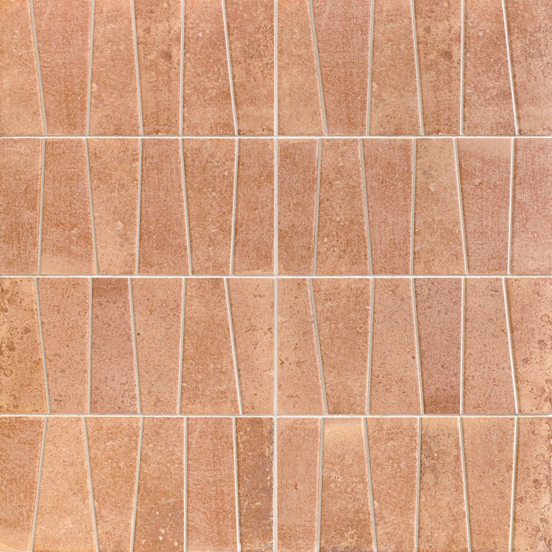 Carrelage effet parement Civita trapez naturel 15x30 cm