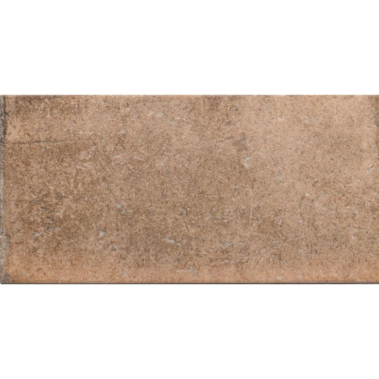 Carrelage sol extérieur traditionnel Civita terre 15x30 cm