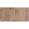 Carrelage effet parement Civita trapez terre 15x30 cm