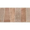 Carrelage effet parement Civita trapez mix 15x30 cm