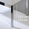 Pieds découpables pour meubles salle de bain