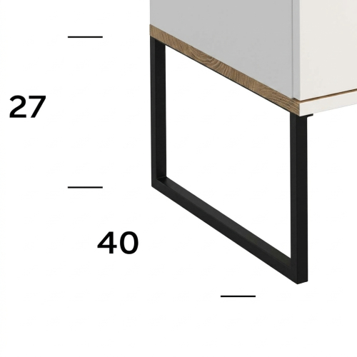 Pieds Industriels pour meubles salle de bain