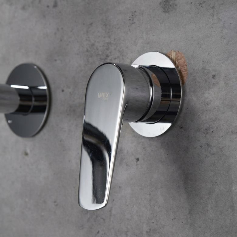 Mitigeur lavabo Encastré Flamande chrome