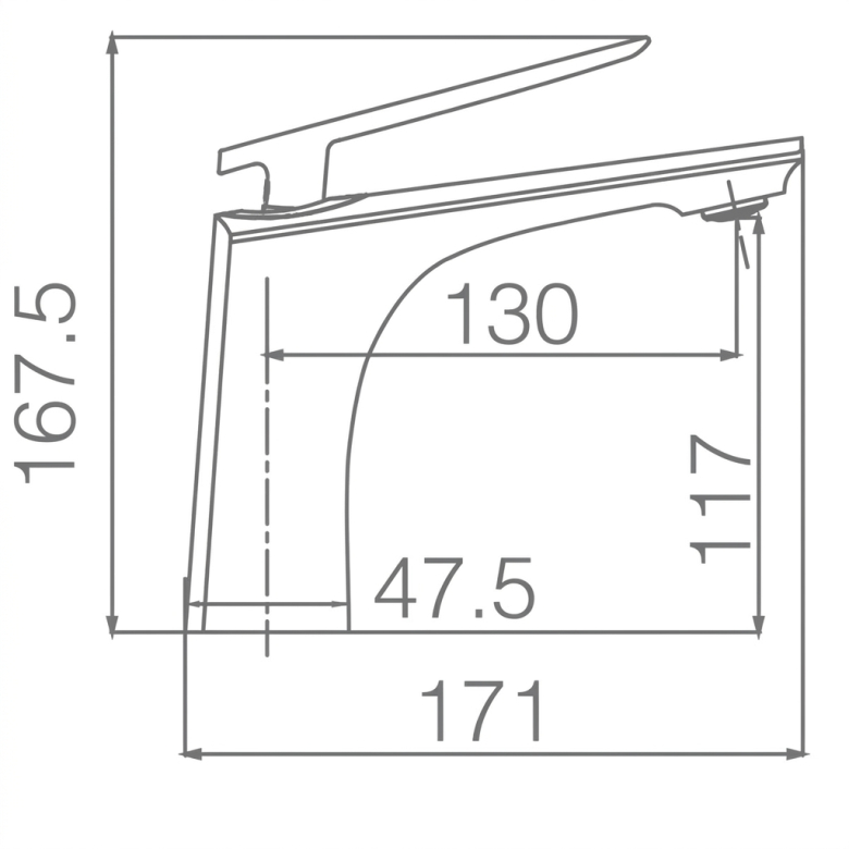 Mitigeur lavabo Venise chrome