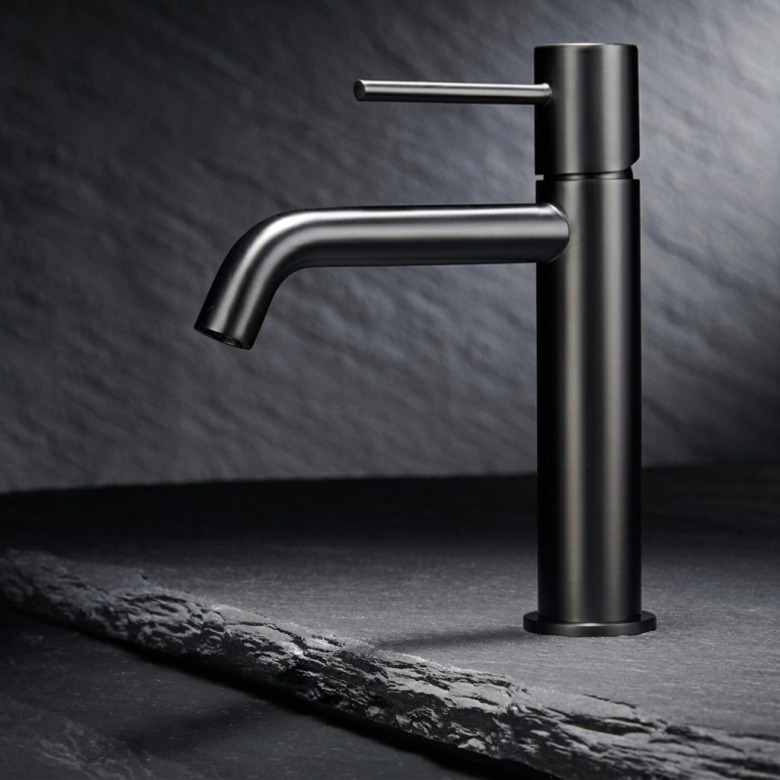Mitigeur lavabo Milan Gris Anthracite