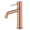 Mitigeur lavabo Zena Or Rose Brossé