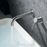 Mitigeur lavabo Encastré Menton Acier