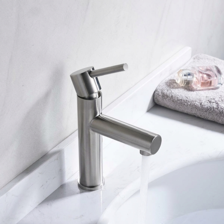 Mitigeur lavabo Menton Acier