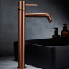 Mitigeur lavabo Milan haut Or Rose