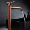 Mitigeur lavabo Milan haut Or Rose