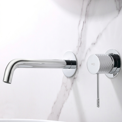 Mitigeur lavabo Encastré Zena Chrome