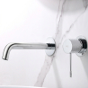 Mitigeur lavabo Encastré Zena Chrome
