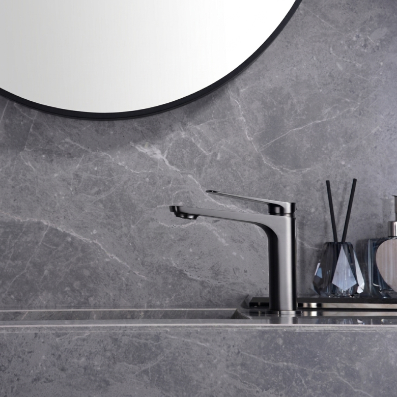 Mitigeur lavabo Cuba Gris Anthracite
