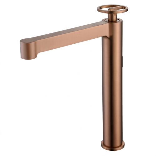 Mitigeur lavabo Circle haut Or Rose Brossé
