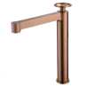 Mitigeur lavabo Circle haut Or Rose Brossé