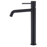 Mitigeur lavabo Milan haut Noir Mat