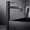Mitigeur lavabo Milan haut Noir Mat