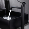 Mitigeur lavabo Milan haut Noir Mat