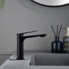 Mitigeur lavabo Cuba Noir Mat