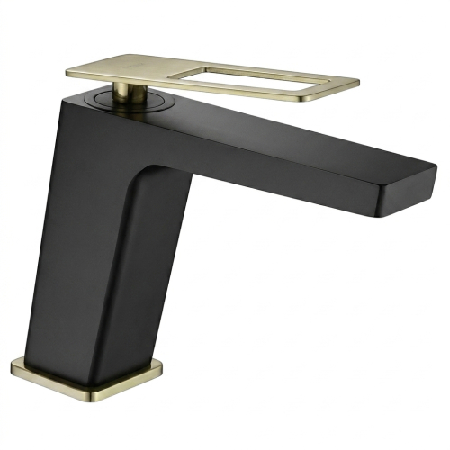 Mitigeur lavabo Swimmer noir/ or