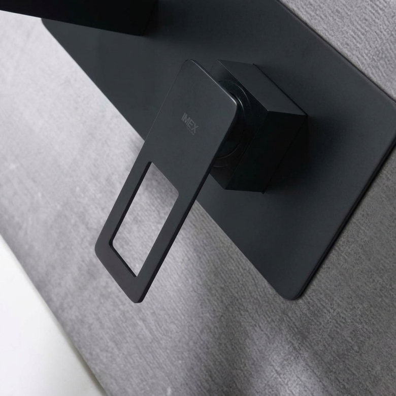 Mitigeur lavabo Encastré Silvione noir