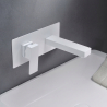 Mitigeur lavabo Encastré Luiza blanc